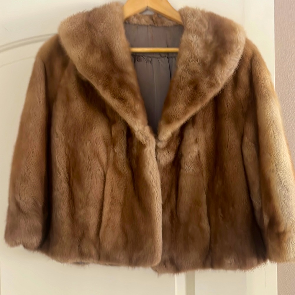 Vintage faux fur coat
